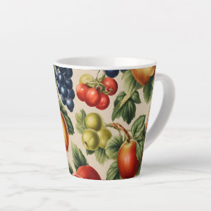 Tasse Latte Fruits et Fleurs du Luxe Jardin Italien