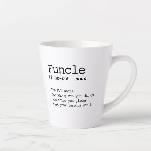 Tasse Latte "Funcle" (Droite)