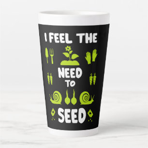 Tasse Latte Funny Allotissement jardinage