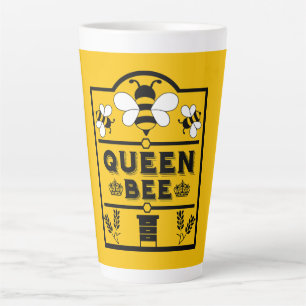 Tasse Latte Funny Apiary Honey Queen Bee