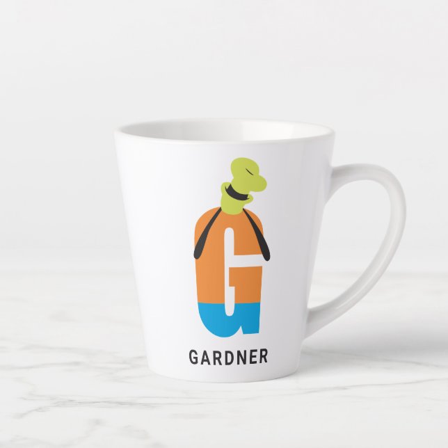 Tasse Latte G est pour Goofy| Ajouter votre nom (Droite)