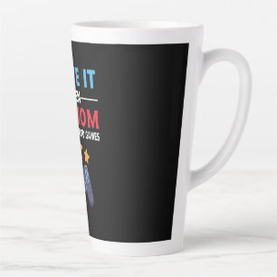 Tasse Latte Gamer Cadeau Ma Maman Me Permet De Jouer Au Jeu Vi