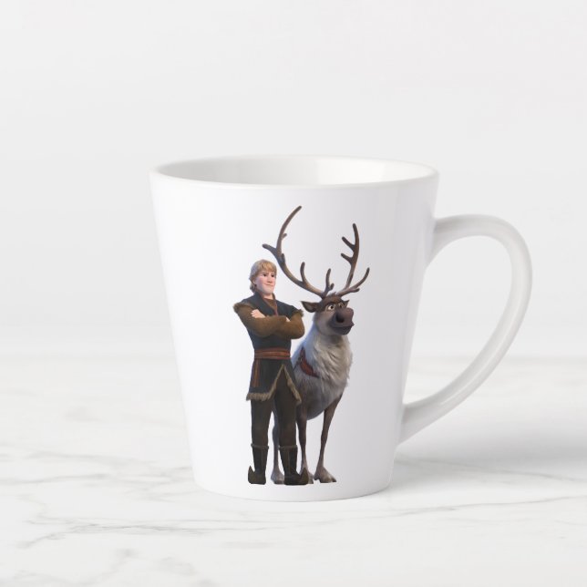Tasse Latte Gelé 2| Kristoff & Sven - Les meilleurs amis (Droite)