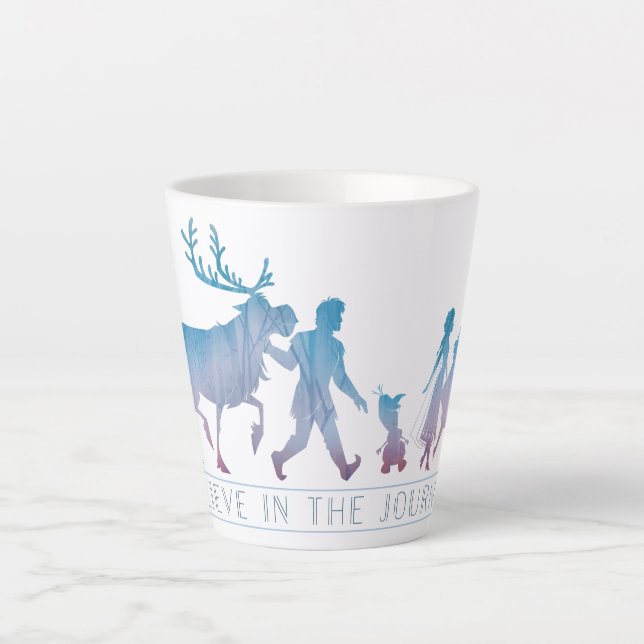 Tasse Latte Gelée 2 : Anna, Elsa et ses amis| Le voyage (Devant)
