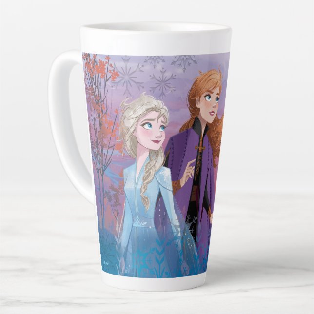 Tasse Latte Gelée 2 : Elsa et Anna| Destiny Await! (Angle gauche)
