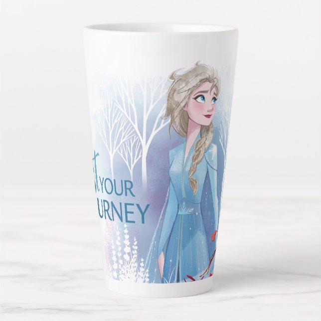 Tasse Latte Gelée 2 : Elsa| Faites confiance à votre voyage (Devant)