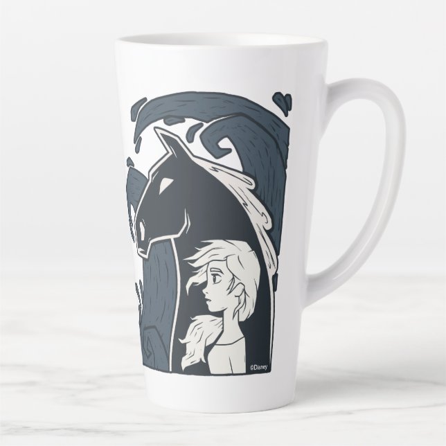 Tasse Latte Gelée 2 : Elsa & The Nokk Woodcut Graphic (Droite)
