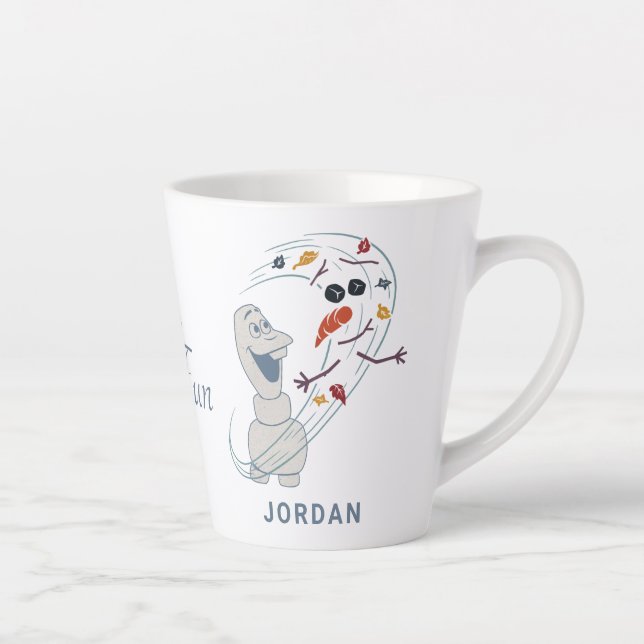 Tasse Latte Gelée 2 : Olaf Et Le Vent (Droite)
