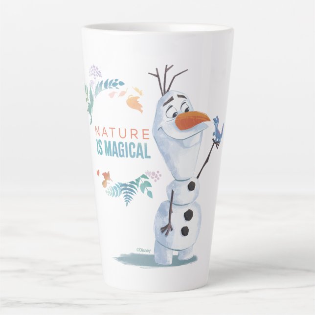 Tasse Latte Gelée 2 :Olaf| La Nature Est Magique (Devant)