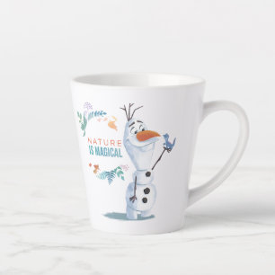 Tasse Latte Gelée 2 :Olaf  La Nature Est Magique