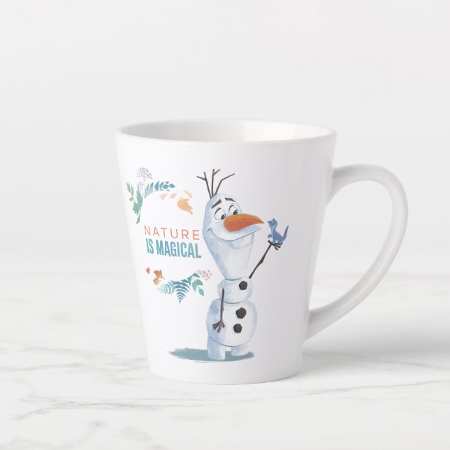 Tasse Latte Gelée 2 :Olaf| La Nature Est Magique (Droite)