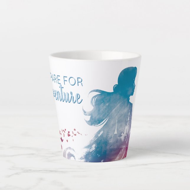 Tasse Latte Gelée 2 : Silhouette d'Anna Watercolor (Devant)