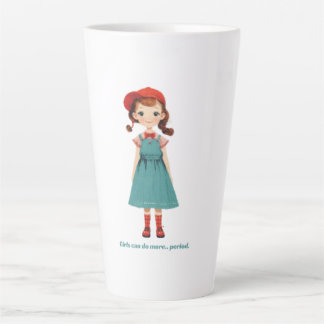 Tasse Latte Girls can do more.. period - limited edition 781 p