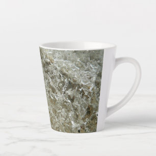 Tasse Latte Glace glaciaire Texture nature Abstraite