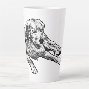 Tasse Latte Golden avec Comic Grain