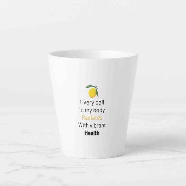 Tasse latte good energy latte mug (Front)