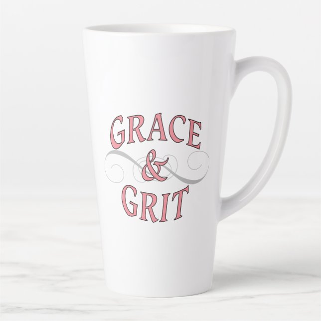 Tasse Latte Grace & Grit pour la dame dure (Droite)