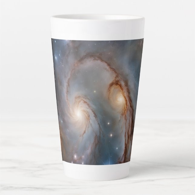 Tasse Latte Grande conception de galaxie (Devant)