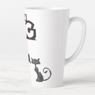 Tasse Latte Grande mamma design pour chats cool