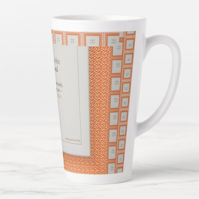 Tasse Latte Gratitude Remains: Stillness Holds Gratitude Every (Droite)