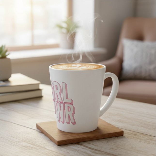 TASSE LATTE GRL PWR (Créateur téléchargé)