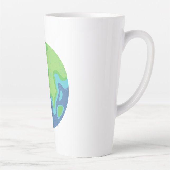 Tasse Latte Grosse Terre Musique (Droite)