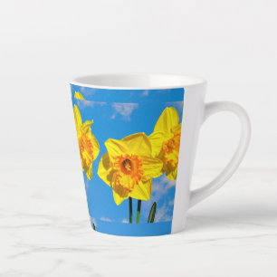 Tasse Latte Groupe de Daffodils Médaille d'or Fleurs