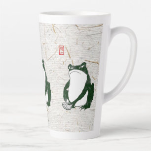 Tasse Latte Grumpy Grenouille japonaise crapaud 19ème siècle