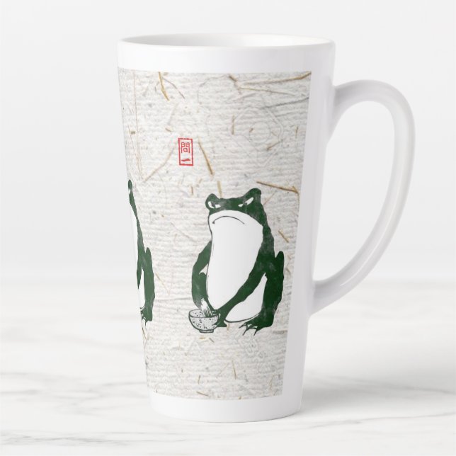 Tasse Latte Grumpy Grenouille japonaise crapaud 19ème siècle (Droite)