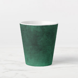 Tasse Latte Grunge foncé - Vert