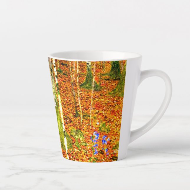 Tasse Latte Gustav Klimt Birch Trees (Droite)