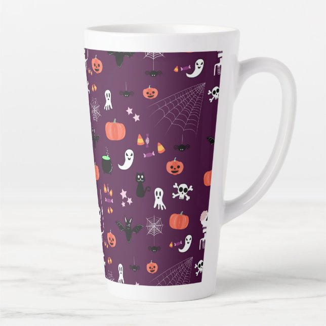 Tasse Latte Halloween (Droite)