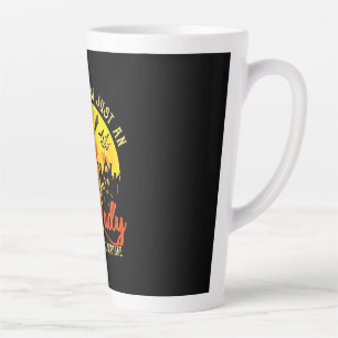 Tasse Latte Halloween avec la vieille dame