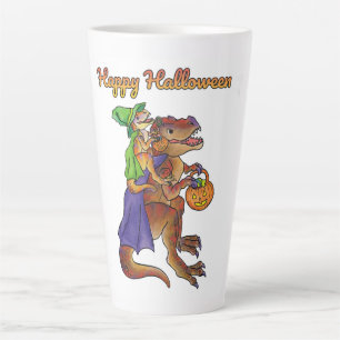 Tasse Latte Halloween Dinosaur Grosse Musique