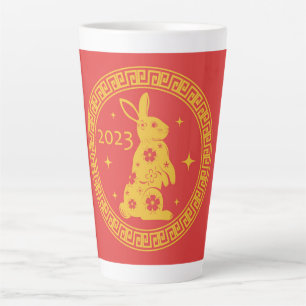Tasse Latte Happy Chinese New Year 2023