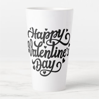 Tasse Latte Happy Valentines Day