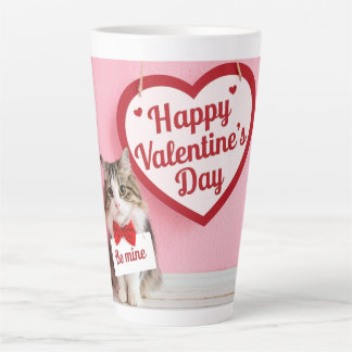 Tasse Latte Happy Valentine's day - Be mine