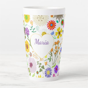 Tasse Latte Harmonie florale printanière