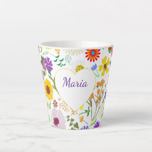 Tasse Latte Harmonie florale printanière