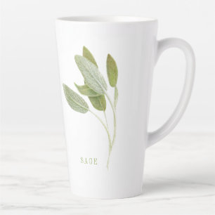 Tasse Latte HAUTE BOÎTE EN latte DE SAGE FRAIS