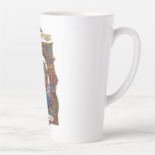 Tasse Latte Héritage Indien : Musicien Classique Art de la Vee