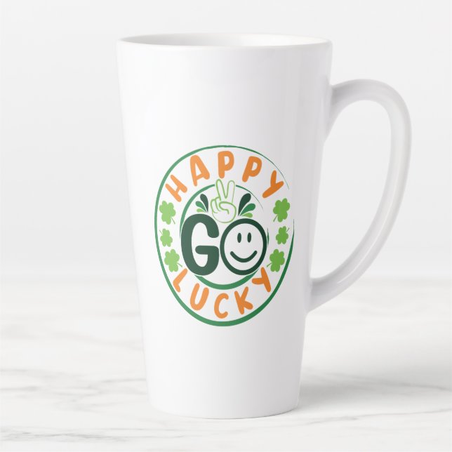Tasse Latte Heureux Go Lucky-52904 (Droite)