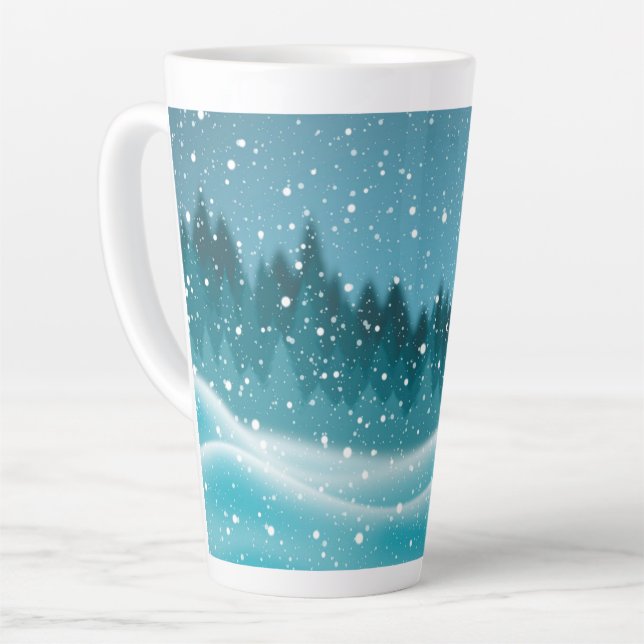 Tasse Latte Hiver (Angle gauche)