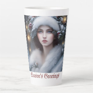 Tasse Latte Holiday