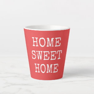 Tasse Latte Home sweet home design minimal