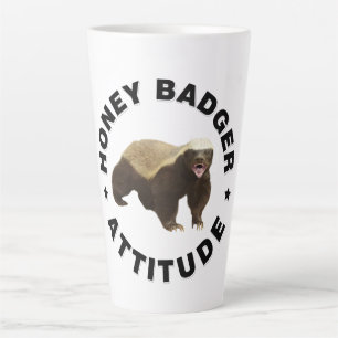Tasse Latte Honey badger a Attitude