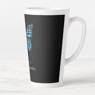Tasse Latte Huntington's Disease Awareness Butterfly