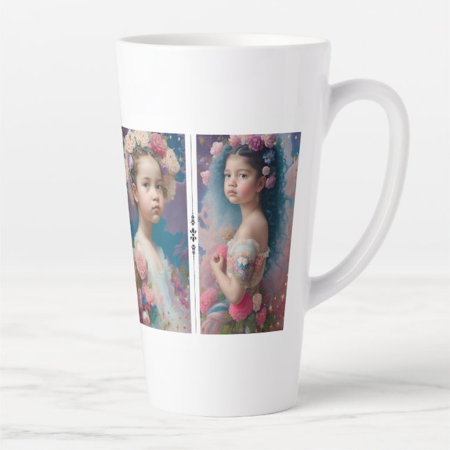 Tasse Latte Idyllique Pastel Gossamer Girls 006 (Droite)
