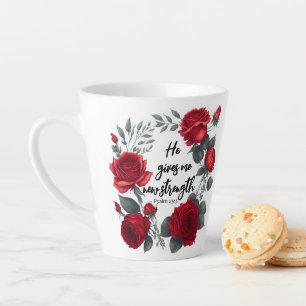 Tasse Latte Il Me Donne Une Nouvelle Force