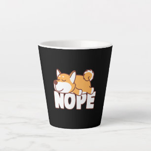 Tasse Latte Île de Raring   funny nope lapet vend